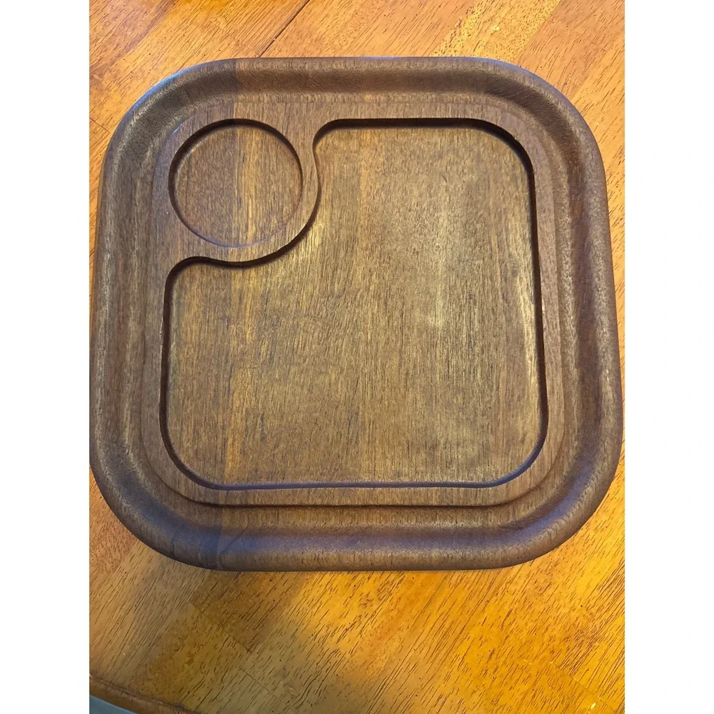 Good Wood Teak Wood Serving Tray Made In‎ Thailand 12